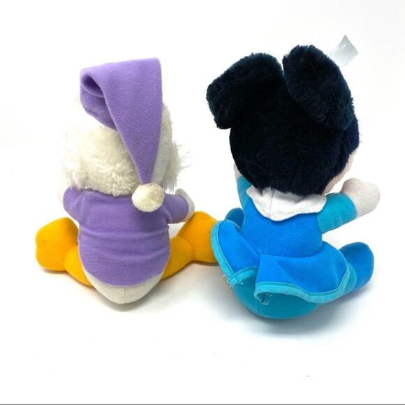 WALT DISNEY '84 MICKEY'S CHRISTMAS CAROL PLUSH Set of 2 Scrooge McDuck/Minnie - Picture 2 of 8